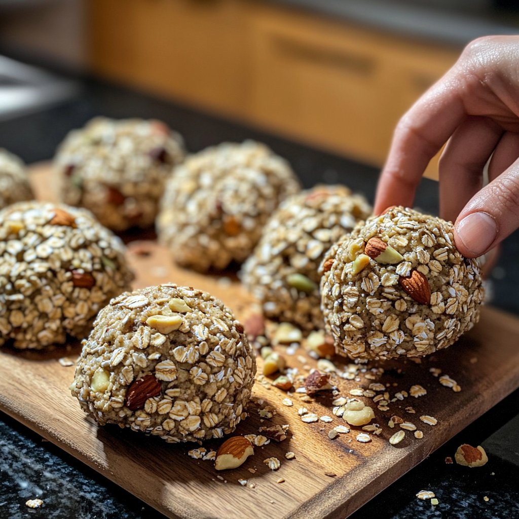Protein Bällchen ohne Mixer