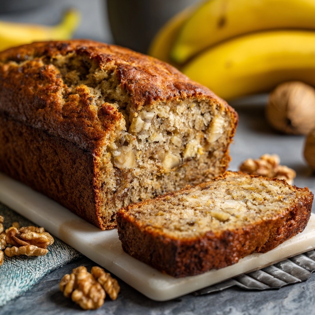 Bananenbrot ohne Zucker
