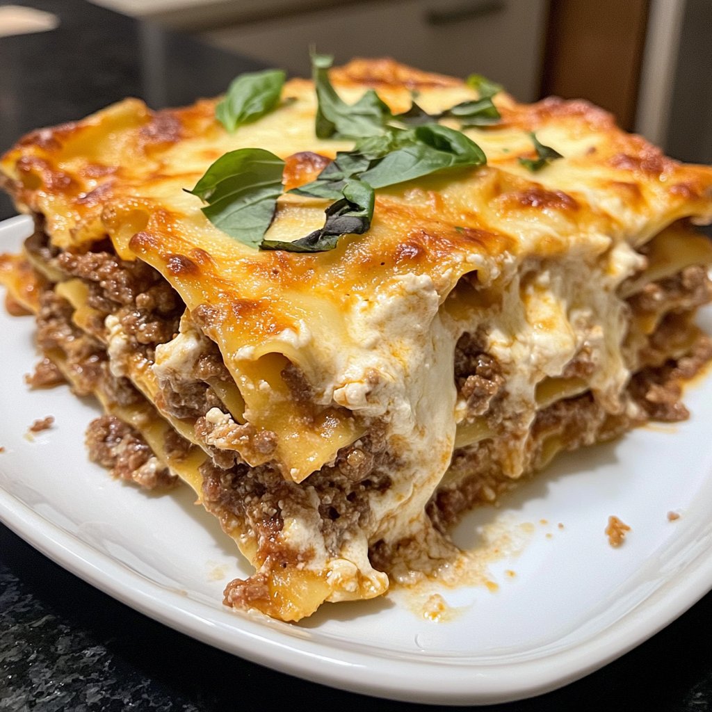 Lasagne mit cremiger Béchamelsauce