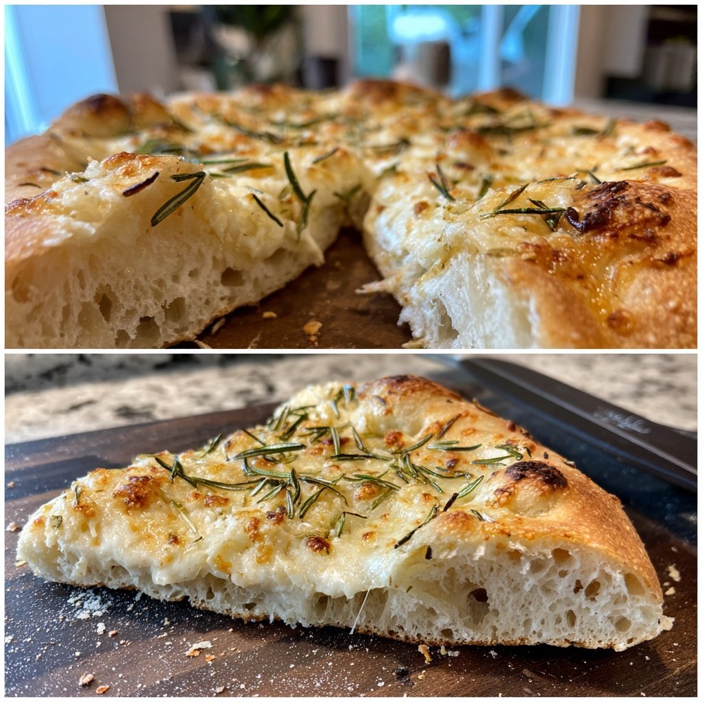 Pizza Bianca mit Rosmarin