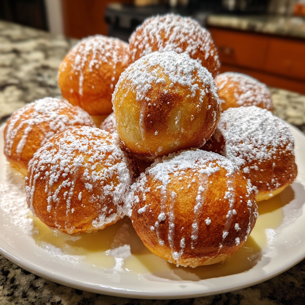 Quarkbällchen klein und rund