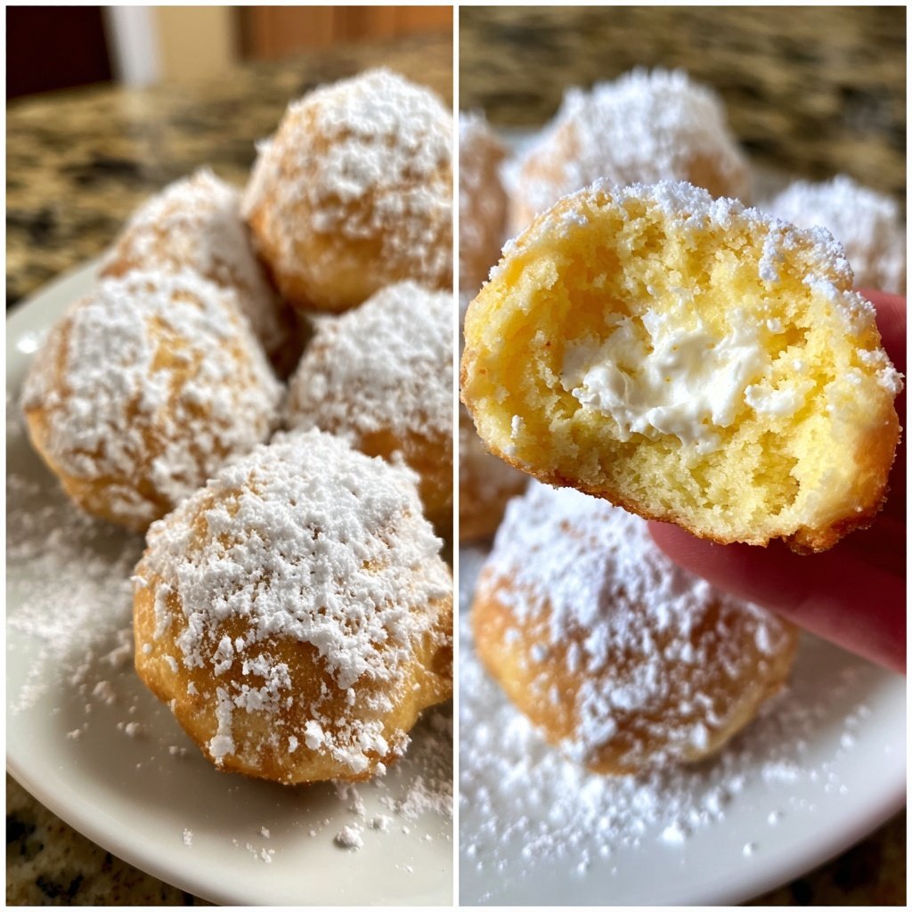 Quarkbällchen mit Vanillequark