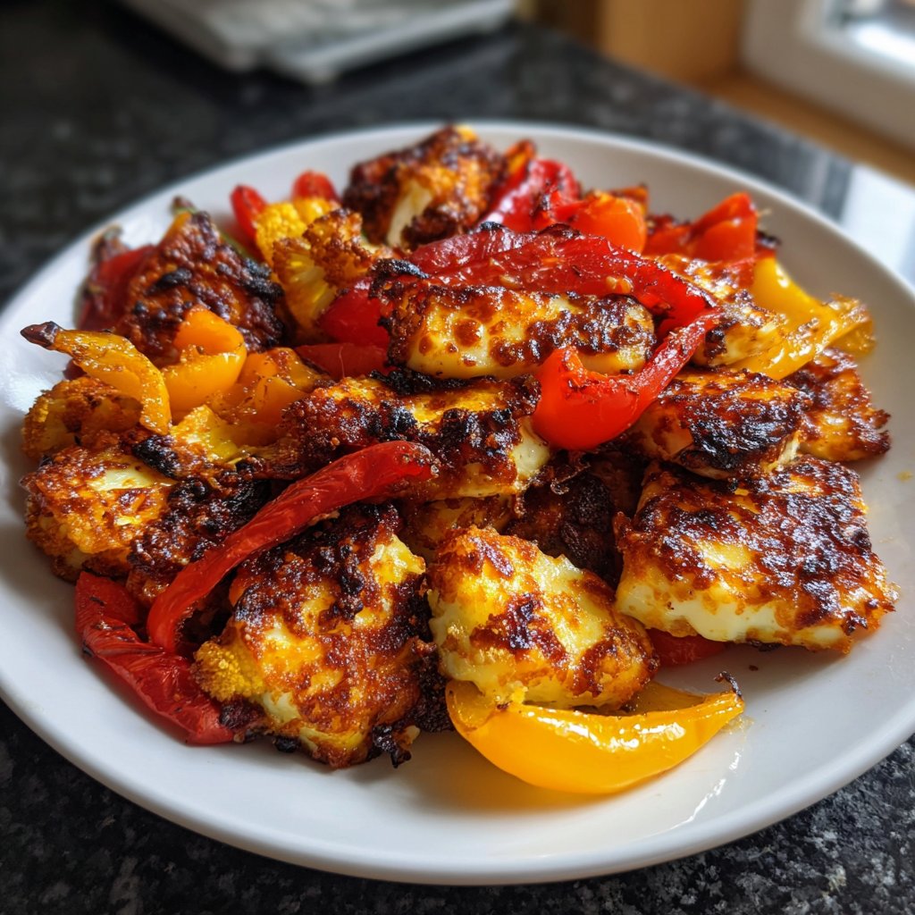 Ofengemüse mit Halloumi