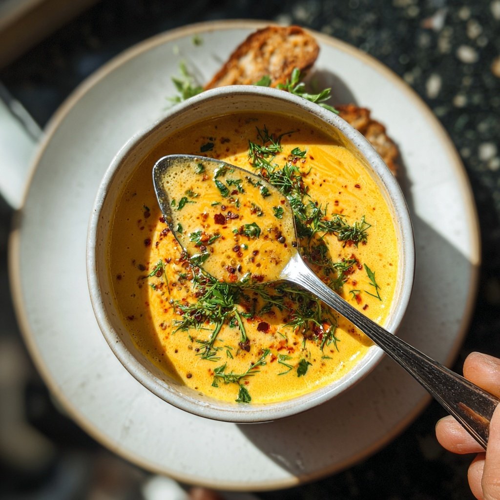 Linsensuppe mit Kokosmilch